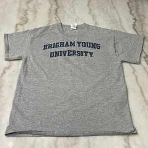Vintage BYU Brigham Young University T-Shirt Medium Soffe Tee Made in USA